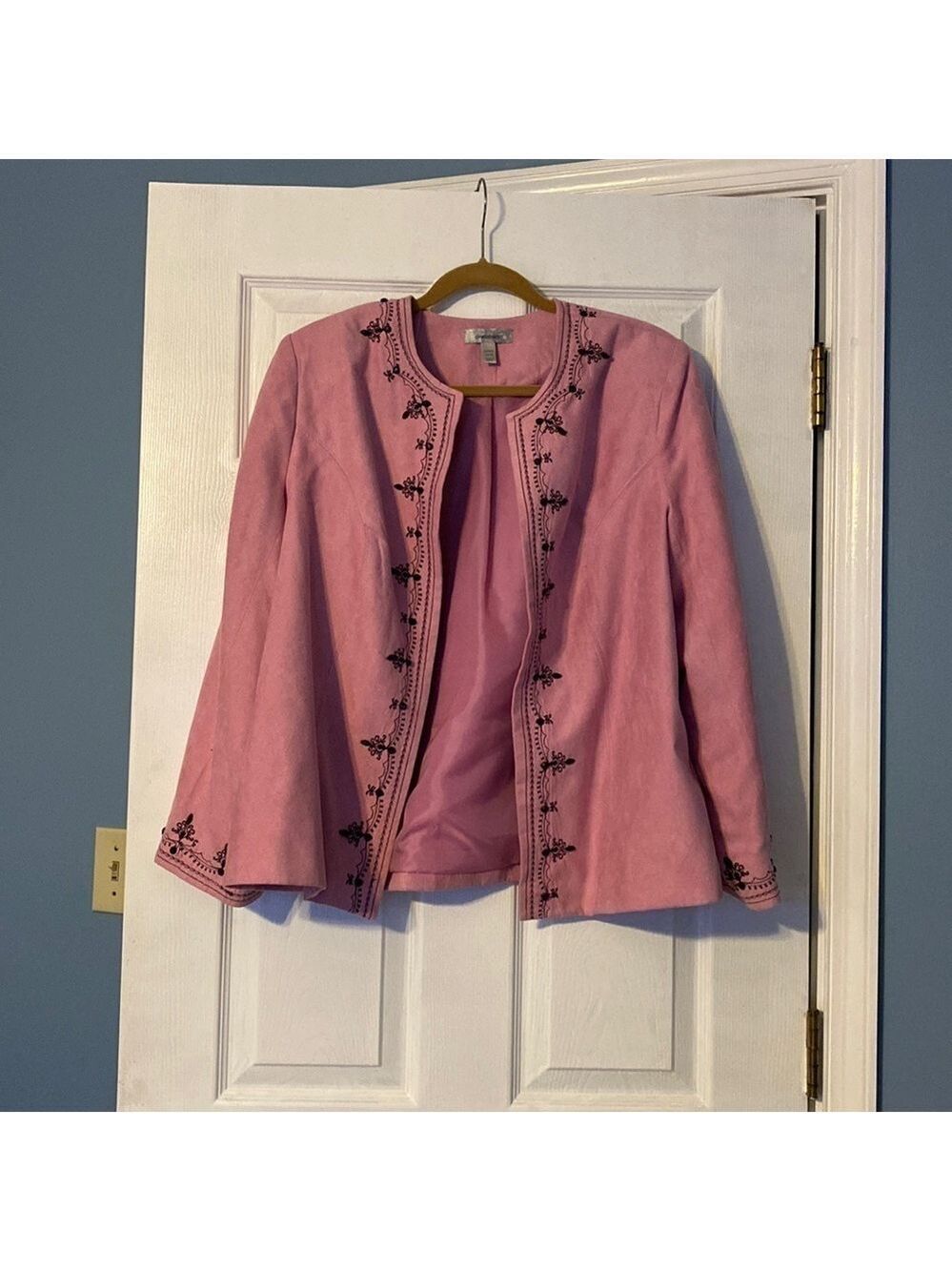 Dress Barn womens open jacket; size 14/16
